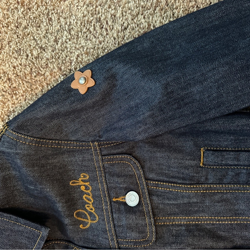 Coach Denim Jacket - Picture 2 of 8